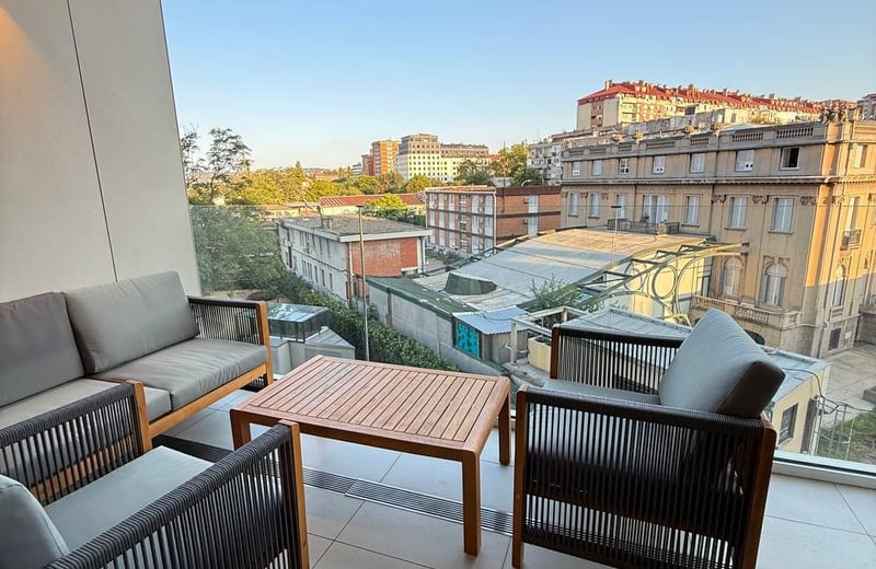 Аренда светлой 2-комнатной квартиры, 52 м², Белград, Сербия